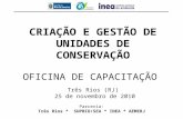 Criação e Gestão de Unidades de Conservação Oficina de Capacitação  Três Rios (RJ)