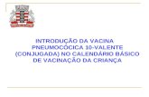 A Vacina Pneumocócica 10-valente (conjugada