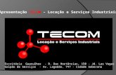 Apresentação  TECOM – Locação e Serviços Industriais