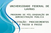 UNIVERSIDADE FEDERAL DE LAVRAS PROGRAMA DE PÓS-GRADUAÇÃO EM ADMINISTRAÇÃO PÚBLICA