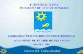 Consórcio PCJ - Cobrança Estadual