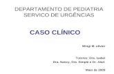 DEPARTAMENTO DE PEDIATRIA SERVICO DE URGÊNCIAS