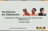 Relatório Situacional de Execução  MDA/Incra