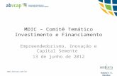 MDIC  –  Comitê Temático Investimento e Financiamento