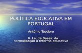 POLÍTICA EDUCATIVA EM PORTUGAL