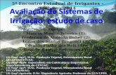 Avaliação de  Sistemas  de  Irrigação: estudo de caso