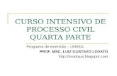 CURSO INTENSIVO DE PROCESSO CIVIL QUARTA PARTE