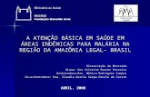A ATENÇÃO BÁSICA EM SAÚDE EM ÁREAS ENDÊMICAS PARA MALÁRIA NA REGIÃO DA AMAZÔNIA LEGAL- BRASIL