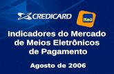 Indicadores do Mercado  de Meios Eletrônicos  de Pagamento Agosto de 2006