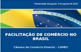 FACILITAÇÃO DE COMÉRCIO NO BRASIL Câmara de Comércio Exterior - CAMEX