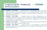 Legislação Federal -  CONAMA - Resoluções
