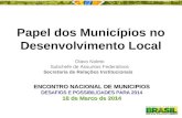 Papel dos Municípios no Desenvolvimento Local