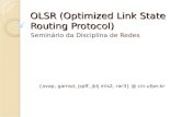 OLSR (Optimized Link State Routing Protocol)