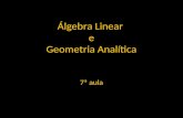 Álgebra Linear  e Geometria Analítica