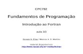 CPC782  Fundamentos de Programação