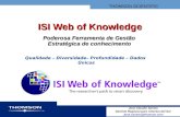 ISI Web of Knowledge Poderosa Ferramenta de Gestão  Estratégica de conhecimento
