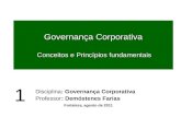 Governança Corporativa  Conceitos e Princípios fundamentais