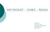 METEOSAT – GOES - NOOA