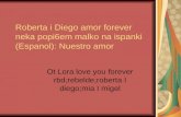 Roberta i Diego amor forever neka popi6em malko na ispanki (Espanol): Nuestro amor
