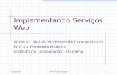 Implementando Serviços Web