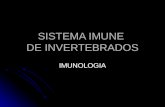 SISTEMA IMUNE  DE INVERTEBRADOS