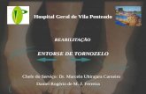 Hospital Geral de Vila Penteado REABILITAÇÃO ENTORSE DE TORNOZELO