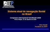 Sistema atual de navegação fluvial  no Brasil