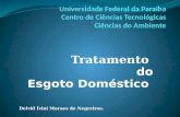 Universidade  Federal  da Paraíba Centro de Ciências  Tecnológicas Ciências do Ambiente