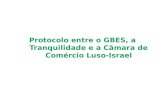 Protocolo entre o GBES, a Tranquilidade e a Câmara de Comércio Luso-Israel
