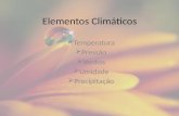 Elementos Climáticos