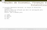 Noções de Economia, Finanças e Estatística