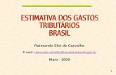 Estimativa dos Gastos Tributários  no Brasil