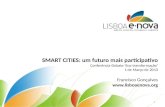 SMART CITIES: um futuro mais participativo Conferência-Debate  ' Eco-transformação ‘
