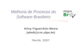 Melhoria de Processo do Software Brasileiro