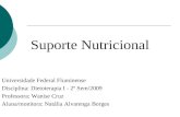 Suporte Nutricional Universidade Federal Fluminense Disciplina: Dietoterapia I - 2º Sem/2009