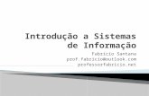 Introdução a Sistemas de Informação