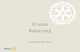 O novo Rotary Setembro  de 2013