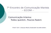 7º Encontro de Comunicação Marista – ECOM –