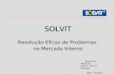 SOLVIT Resolução Eficaz de Problemas  no Mercado Interno