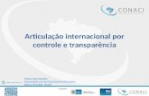 Articulação internacional por controle e transparência