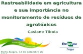 Rastreabilidade em agricultura e sua importância no monitoramento de resíduos de agrotóxicos