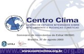 Seminário de intercâmbio do Edital 09/2001 Brasília, 27 de agosto 2003