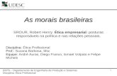 As morais brasileiras