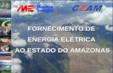 FORNECIMENTO DE  ENERGIA ELÉTRICA  AO ESTADO DO AMAZONAS