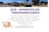 ALTE – APPARENTE LIFE-THREATENING EVENTS