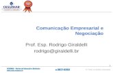 Comunicação Empresarial e Negociação