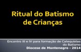 Ritual do Batismo de Crianças