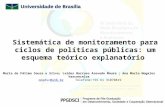 Sistemática de monitoramento para ciclos de políticas públicas: um esquema teórico explanatório