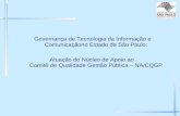 Governança de Tecnologia da Informação e Comunicaçãono Estado de São Paulo: