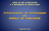 Intervenções de Enfermagem na DOENÇA DE PARKINSON